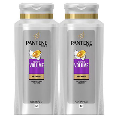 Picture of Pantene, Shampoo, Pro-V Sheer Volume for Fine Hair, 25.4 fl oz, Twin Pack