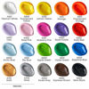 Picture of ARTEZA Craft Acrylic Paint, Set of 20 Colors, 2oz/60 ml Bottles, Water-Based, Matte Finish Paints, Art Supplies for Art & DIY Projects on Glass, Wood, Ceramics, Fabrics, Leather, Paper & Canvas