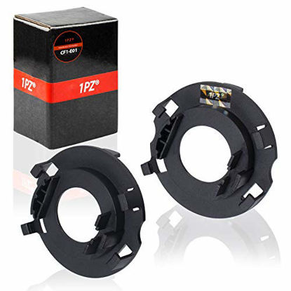 Picture of 1PZ CF1-E01 H7 LED Headlight Bulb Adapter Holder Socket Replacement for Tucson Mistra KIA Sedona Forte
