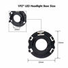 Picture of 1PZ CF1-E01 H7 LED Headlight Bulb Adapter Holder Socket Replacement for Tucson Mistra KIA Sedona Forte