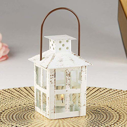Picture of Kate Aspen White Lantern, 5 Inch