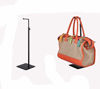 Picture of Adjustable Metal Handbag Rack Tabletop Handbag Purse Display Stand Single Hook Bag Stand Holder (Black)
