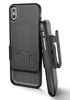 Picture of Encased DuraClip Belt Case for Apple iPhone Xs Max (2018) - Ultra Slim Grip Cover w/Holster Clip (Black)