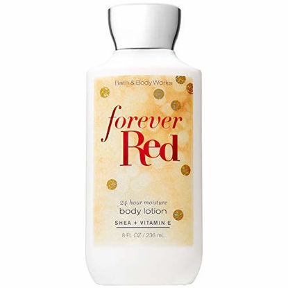 Picture of Bath and Body Works FOREVER RED Super Smooth Body Lotion 8 Fluid Ounce (2018 Limited Edition)