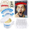 Picture of Nose Wax Kit, 100 g Wax, 24 Applicators. The Original and Best Nose Hair Removal Kit from Kenashii. Nose Waxing For Men and Women. 12 Applications, 12 Post Waxing Balm Wipes, 12 Mustache Guards