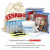 Picture of Nose Wax Kit, 100 g Wax, 24 Applicators. The Original and Best Nose Hair Removal Kit from Kenashii. Nose Waxing For Men and Women. 12 Applications, 12 Post Waxing Balm Wipes, 12 Mustache Guards