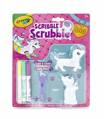 Picture of Crayola Scribble Scrubbie Pets, Animal Toy Set, Gift for Kids
