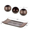 Picture of Creative Scents Dublin Home Decor Tray and Orbs Set - Coffee Table Decor Centerpiece Table Decorations Bowl with Spheres - Decorative Accents Balls for Living Room Decor or Dining Table Decor Brown