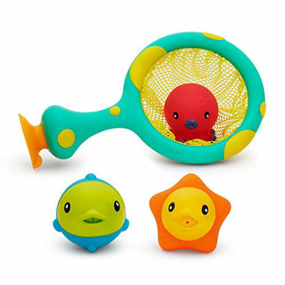 Picture of Munchkin Catch and Score Basketball Bath Toy, Multi , 4 Piece Set