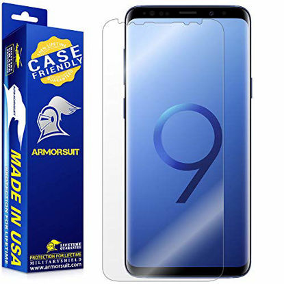 Picture of ArmorSuit [1 Pack] MilitaryShield [Case Friendly] Screen Protector for Samsung Galaxy S9 Plus - Anti-Bubble HD Clear Film