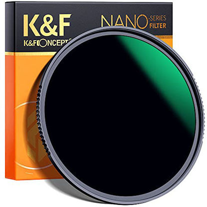 Picture of K&F Concept 67MM Fixed ND Filter ND1000 10 Stops, Neutral Density Lens Filter HD 18 Layer Neutral Grey ND Lens Filter with Multi-Resistant Nano Coating for Canon Nikon Lens