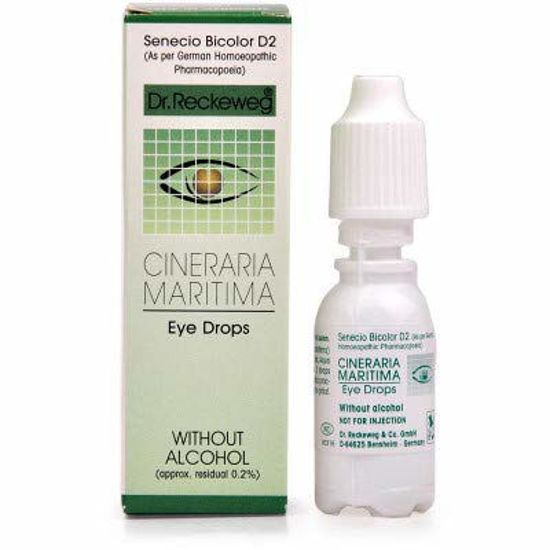 GetUSCart Dr Reckeweg Cineraria Maritima Eye Drops Without Alcohol 10ml