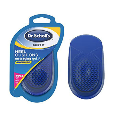 Picture of Dr. Scholl's HEEL CUSHIONS with Massaging Gel Advanced // All-Day Shock Absorption and Cushioning to Relieve Heel Discomfort (for Women's 6-10, also available for Men's 8-13)