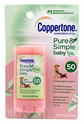 Picture of Coppertone Spf#50 Waterbabies Pure And Simple Stick 0.49 Ounce (14ml)