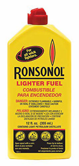 Picture of Ronson 12 Ounce Ronsonol Lighter Fuel , Yellow