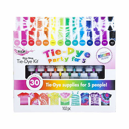 Picture of Tulip One-Step Tie-Dye Kit 15-Color Party Kit, Standard, Rainbow