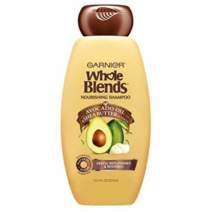 Picture of Garnier Whole Blends Nourishing Shampoo, Avocado Oil & Shea Butter Extracts 12.50 oz ( Pack of 2)