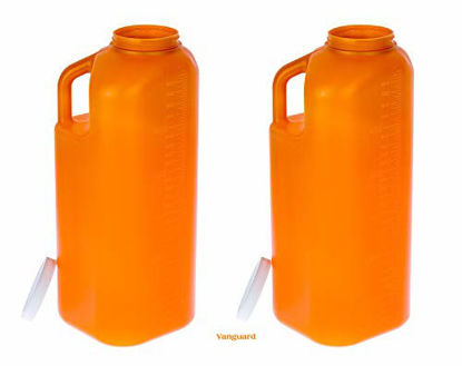 Picture of 2 Medical 24-Hour Urine Collections Bottle Containers