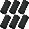 Picture of WILLBOND 6 Inch Wrist Sweatband Sport Wristbands Elastic Athletic Wrist Bands for Sports (Black)