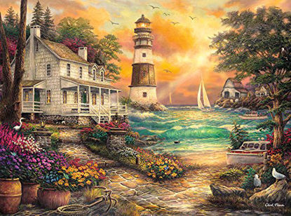 Picture of Buffalo Games - Chuck Pinson - Cottage By The Sea - 1000 Piece Jigsaw Puzzle