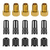 Picture of 15 PCS Bike Presta Tire Valve Adaptor Tools,Bicycle Tire Valve Converter Copper Valve ,Presta Valve Cap, Schrader Valve Cap,Cycling Tire Tools ,for Mountain Bikes, Road Bike,Cars,Bike Pump Accessories
