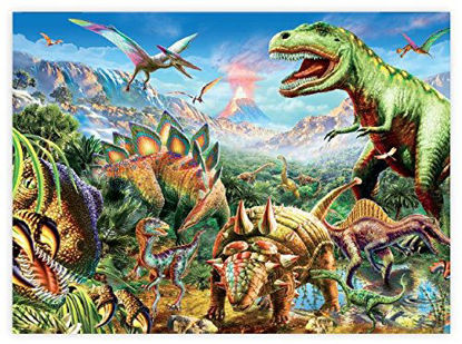 Picture of Ceaco Dino Glow in The Dark Dino Party Puzzle (100 Piece)