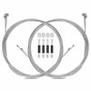 Picture of 4PCS Premium Bike Brake Cable Set,Universal Standard Bicycle Brake Cable, Professional Bicycle Brake line For Front and Rear Mountain MTB or Road Bikes,include Free Cable Cap End Crimps accessories 2M