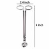 Picture of Yoodelife Candle Wick Trimmer, Polished Stainless Steel Wick Clipper Cutter - Reaches Deep Into Candles to Cut Spent Wicks, Allow Cleaner Burn and Prevent Soot Buildup