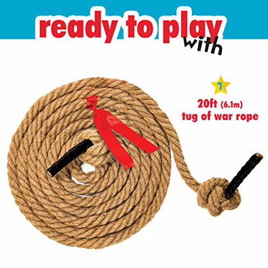 GetUSCart- Franklin Field Day Tug of War Rope with Flag for Kids and ...