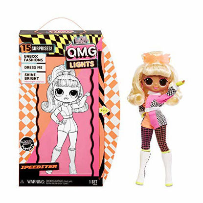 Picture of L.O.L. Surprise! O.M.G. Lights Speedster Fashion Doll with 15 Surprises, Multicolor