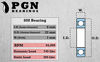 Picture of (10 Pack) PGN - 608-2RS Sealed Ball Bearing - 8x22x7 - Lubricated - Chrome Steel