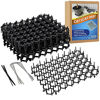 Picture of Ley's Scat Mat for Cats, Cat Deterrent Mat with Spikes for Indoor/Outdoor, Pet Repellent Mats, Dog Network Digging Stopper Prickle Strip, 12 Pack/Set