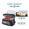 Picture of Lifewit Soft Cooler Bag 32-Can Lightweight Portable Cooler Tote Double Layer Black