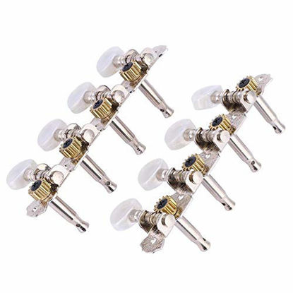 Picture of 4L4R Mandolin Tuning Pegs, String Tuning Pegs Accessory for Mandolin Player