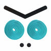 Picture of ALIEN PROS Bike Handlebar Tape EVA (Set of 2) Bianchi Green - Enhance Your Bike Grip with These Bicycle Handle bar Tape - Wrap Your Bike for an Awesome Comfortable Ride (Set of 2, Green)