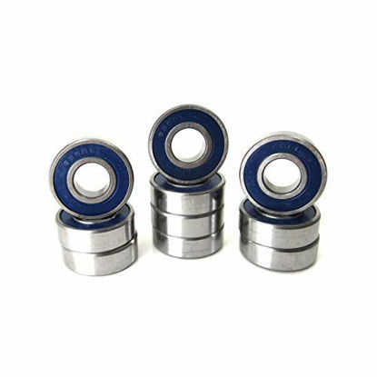 Picture of TRB RC 8x19x6mm Precision Ball Bearings ABEC 3 Rubber Sealed BU (10)