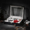 Picture of SONGMICS 10-Slot Watch Box, Faux Leather Watch Case, with Removable Watch Pillow, Black UJWB010BK
