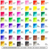 Picture of GenCrafts Watercolor Paint Palette with Bonus Paper Pad Includes 48 Premium Colors - 2 Refillable Water Blending Brush Pens - No Mess Storage Case - 15 Sheets of Water Color Paper - Portable Painting