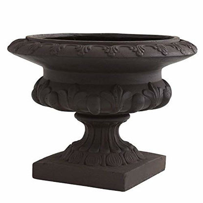 Picture of Nearly Natural 12.5in. H Iron-finish Decorative Urn (Indoor/Outdoor) Containers Gray