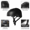 Picture of Tourdarson Skateboard Helmet Protection Sport for Scooter Skate Skateboarding Cycling (Black, Medium)