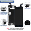 Picture of Yodoit for iPhone 6s Plus Screen Replacement Touch LCD Display Digitizer Glass Full Assembly Camera Home Button Proximity Sensor Earpiece Speaker + Tool 5.5 inches (Black)
