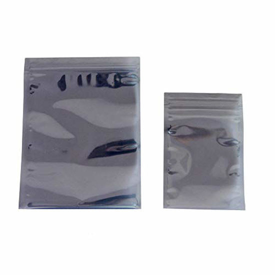 Uxcell Anti Static Shielding Bags - 50pcs 7x9 Inch Resealable ESD Bags For Electronics Storage