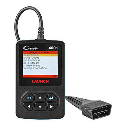 Picture of LAUNCH Creader 4001 OBD2 Scanner Diagnostic Scan Tool Car Code Reader for Turning Off Check Engine Light Reads and Clears Engine Fault Codes
