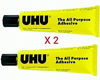 Picture of UHU Glue DIY All Purpose Adhesive 35 ml 2 Tubes