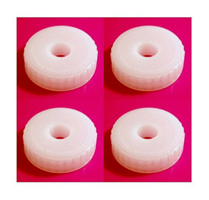 Picture of KCHEX DRILLED AIRLOCK CAPS 4 38/400 FOR BEER WINE FERMENTERS & ONE 1 GALLON GLASS JUGS