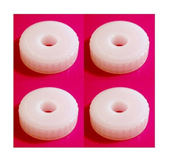 Picture of KCHEX DRILLED AIRLOCK CAPS 4 38/400 FOR BEER WINE FERMENTERS & ONE 1 GALLON GLASS JUGS