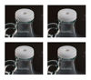 Picture of KCHEX DRILLED AIRLOCK CAPS 4 38/400 FOR BEER WINE FERMENTERS & ONE 1 GALLON GLASS JUGS