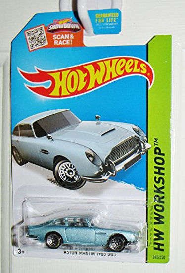 Picture of Hot Wheels, 2015 HW Workshop, Aston Martin 1963 DB5 Die-Cast Car [Blue/Gray] #245/250