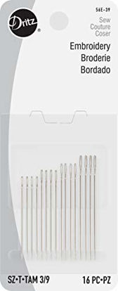 Picture of Dritz Embroidery Hand Needles, Size 3/9 (16-Count)