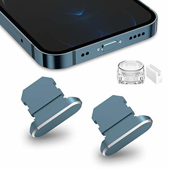 GetUSCart TITACUTE 2 Pack Anti Dust Plugs for iPhone 13 11 12 Pro